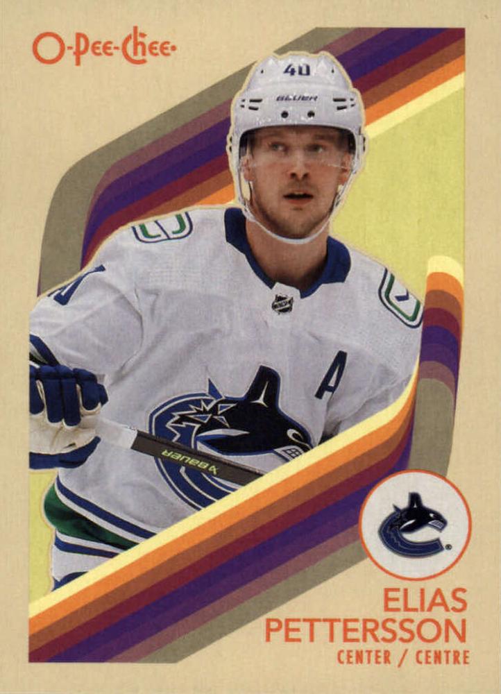#108 Elias Pettersson - Vancouver Canucks - 2023-24 O-Pee-Chee - Retro Hockey