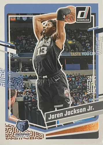 #108 Jaren Jackson Jr. - Memphis Grizzlies - 2023-24 Donruss Basketball