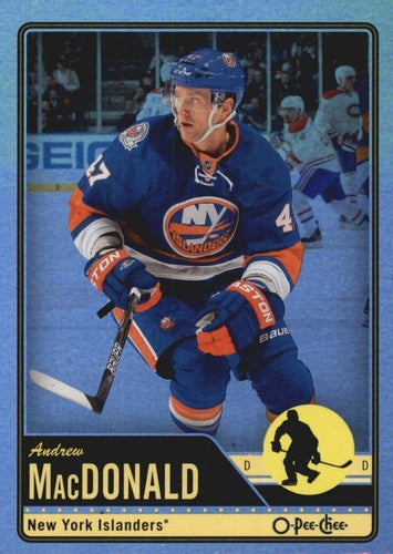 #108 Andrew MacDonald - New York Islanders - 2012-13 O-Pee-Chee - Rainbow Hockey