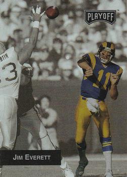 #108 Jim Everett - Los Angeles Rams - 1993 Playoff Football