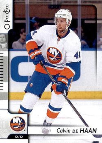 #108 Calvin de Haan - New York Islanders - 2017-18 O-Pee-Chee Hockey