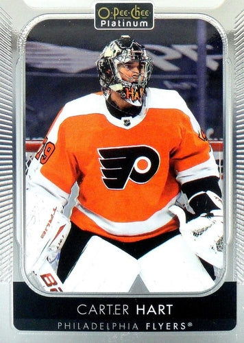 #108 Carter Hart - Philadelphia Flyers - 2021-22 O-Pee-Chee Platinum Hockey