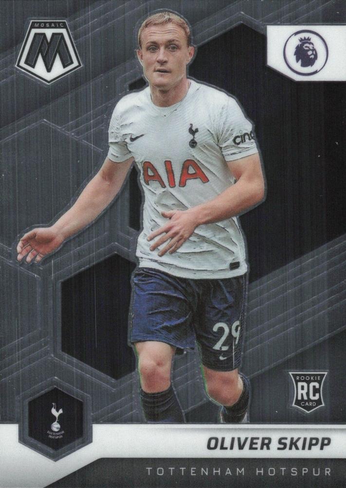 #108 Oliver Skipp - Tottenham Hotspur - 2021-22 Panini Mosaic Premier League Soccer