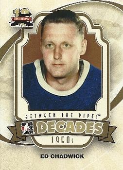 #108 Ed Chadwick - Toronto Maple Leafs - 2011-12 In The Game Between The Pipes Hockey