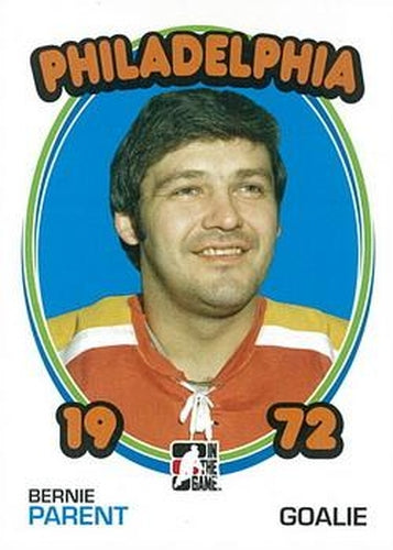 #108 Bernie Parent - Philadelphia Blazers - 2009-10 In The Game 1972 The Year In Hockey