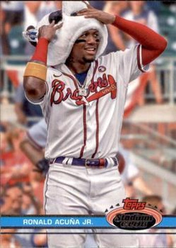 #108c Ronald Acuna Jr. - Atlanta Braves - 2022 Stadium Club Baseball