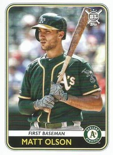 #109 Matt Olson - Oakland Athletics - 2020 Topps Big League Baseball