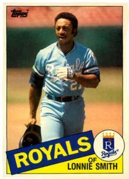 #109T Lonnie Smith - Kansas City Royals - 1985 Topps Traded Baseball
