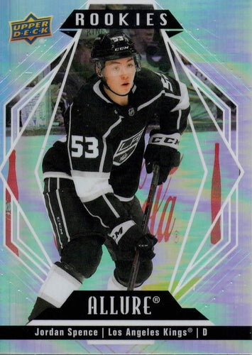 #109 Jordan Spence - Los Angeles Kings - 2022-23 Upper Deck Allure Hockey