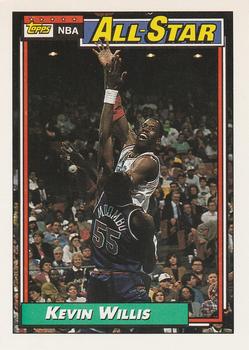 #109 Kevin Willis - Atlanta Hawks - 1992-93 Topps Basketball