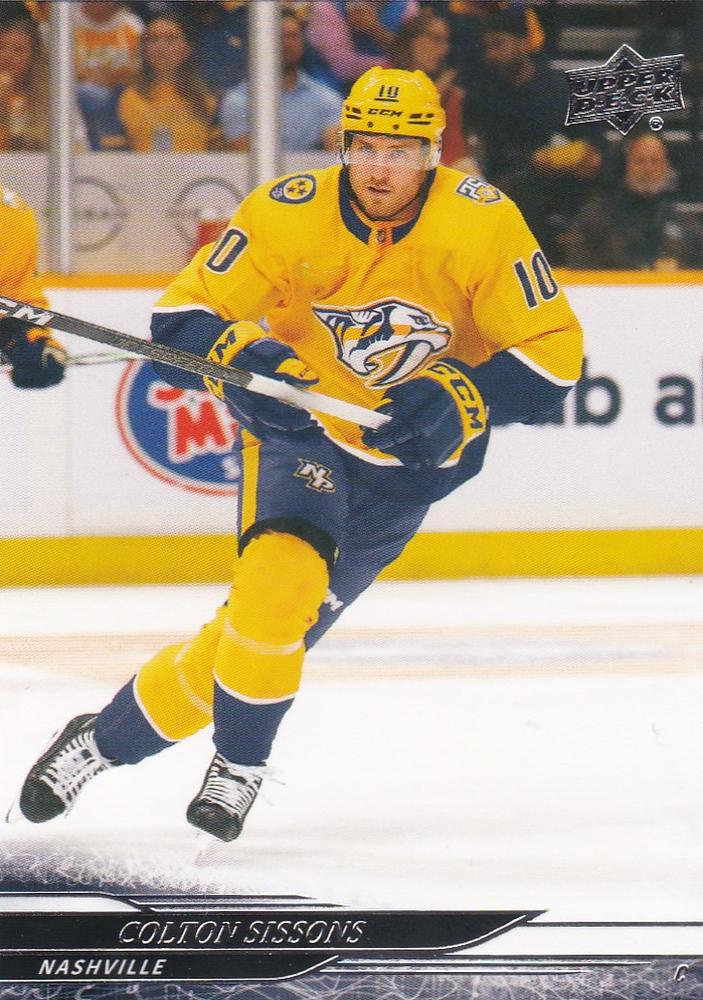 #109 Colton Sissons - Nashville Predators - 2024-25 Upper Deck Hockey