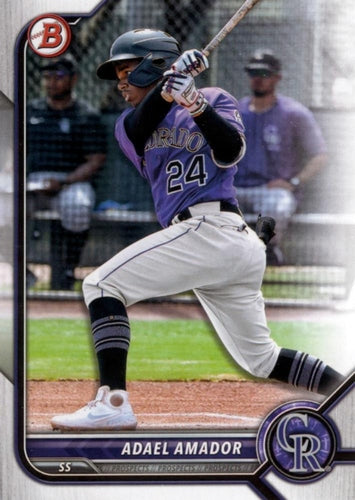 #BP-109 Adael Amador - Colorado Rockies - 2022 Bowman - Prospects Baseball