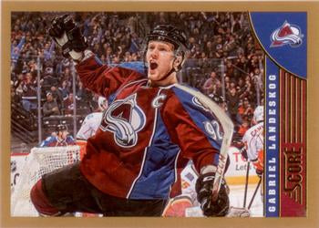 #109 Gabriel Landeskog - Colorado Avalanche - 2013-14 Score - Gold Hockey