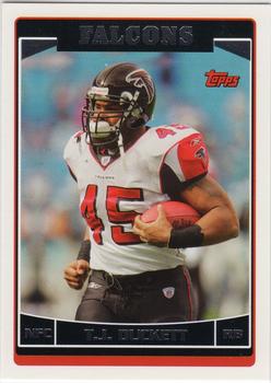 #109 T.J. Duckett - Atlanta Falcons - 2006 Topps Football
