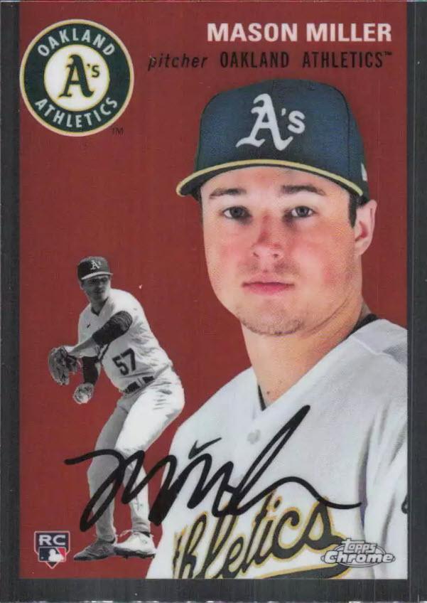 #109 Mason Miller - Oakland Athletics - 2023 Topps Chrome Platinum Anniversary Baseball