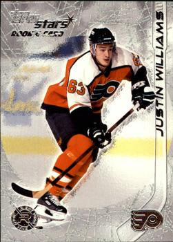 #109 Justin Williams - Philadelphia Flyers - 2000-01 Topps Stars Hockey