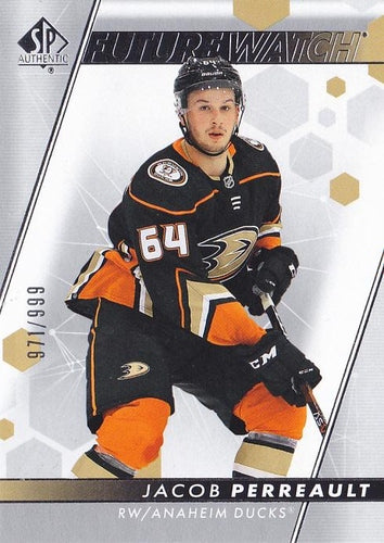 #109 Jacob Perreault - Anaheim Ducks - 2022-23 SP Authentic Hockey