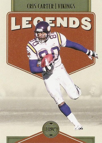 #109 Cris Carter - Minnesota Vikings - 2022 Panini Legacy Football