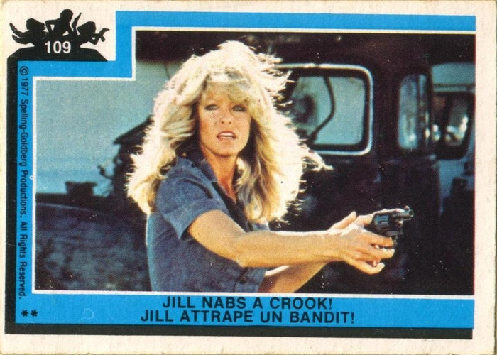 #109 Jill Nabs a Crook! - 1977 O-Pee-Chee Charlie's Angels