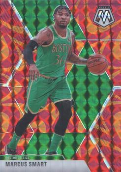 #109 Marcus Smart - Boston Celtics - 2019-20 Panini Mosaic - Reactive Orange Basketball