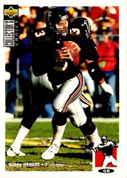 #109 Bobby Hebert - Atlanta Falcons - 1994 Collector's Choice Football