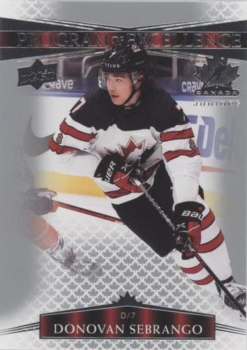 #109 Donovan Sebrango - Canada - 2022-23 Upper Deck Team Canada Juniors Hockey