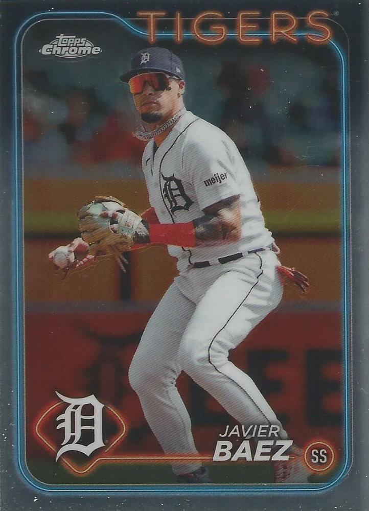 #109 Javier Báez - Detroit Tigers - 2024 Topps Chrome Baseball