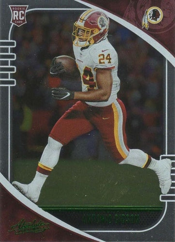 #109 Antonio Gibson - Washington Redskins - 2020 Panini Absolute - Green Football