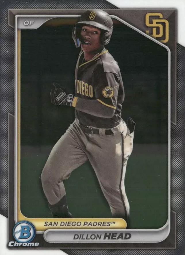 #BCP-109 Dillon Head - San Diego Padres - 2024 Bowman - Chrome Prospects Baseball