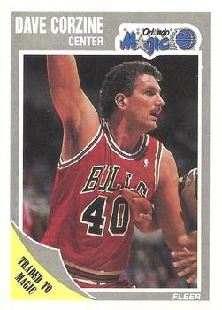 #109 Dave Corzine - Orlando Magic - 1989-90 Fleer Basketball