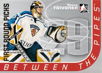 #109 Hannu Toivonen - Boston Bruins - 2006-07 In The Game Between The Pipes Hockey
