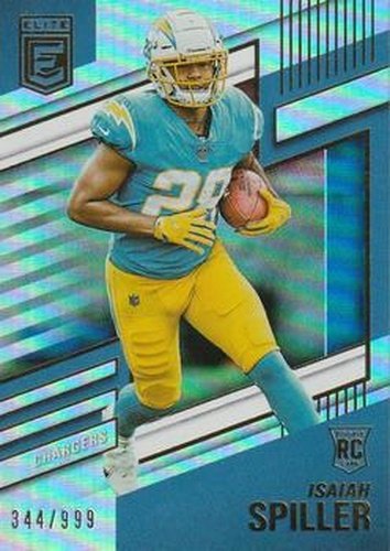 #109 Isaiah Spiller - Los Angeles Chargers - 2022 Donruss Elite Football