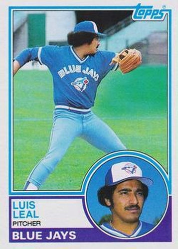 #109 Luis Leal - Toronto Blue Jays - 1983 Topps Baseball
