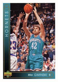 #109 Mike Gminski - Charlotte Hornets - 1993-94 Upper Deck Basketball