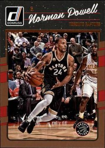 #109 Norman Powell - Toronto Raptors - 2016-17 Donruss Basketball