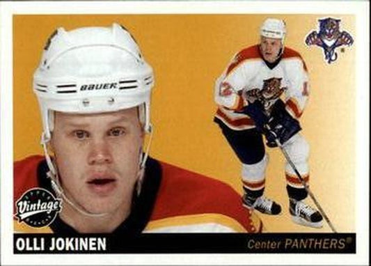 #109 Olli Jokinen - Florida Panthers - 2002-03 Upper Deck Vintage Hockey