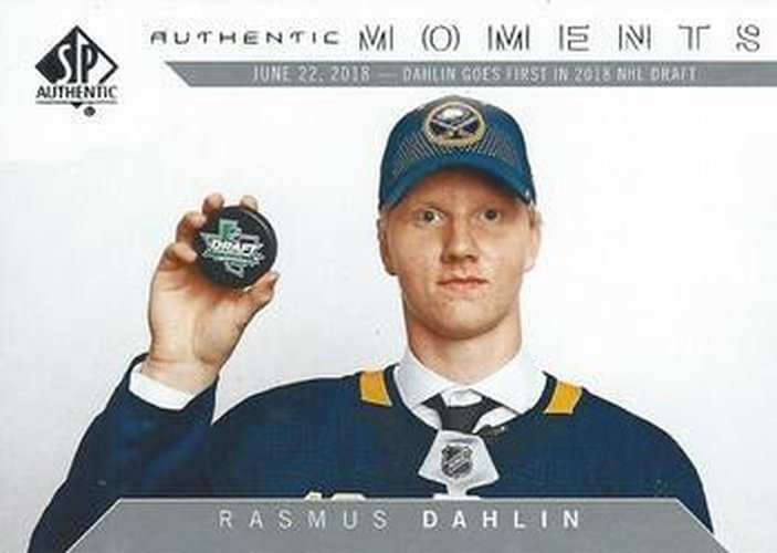 #109 Rasmus Dahlin - Buffalo Sabres - 2018-19 SP Authentic Hockey
