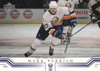 #109 Mark Parrish - New York Islanders - 2001-02 Upper Deck Hockey