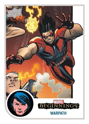 #109 Warpath - 2022 Upper Deck Marvel Beginnings
