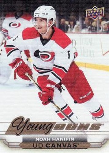 #C109 Noah Hanifin - Carolina Hurricanes - 2015-16 Upper Deck - UD Canvas Hockey