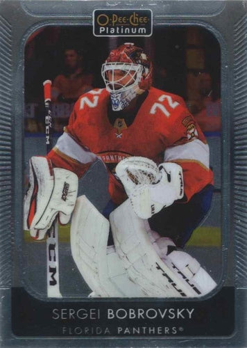 #109 Sergei Bobrovsky - Florida Panthers - 2021-22 O-Pee-Chee Platinum Hockey