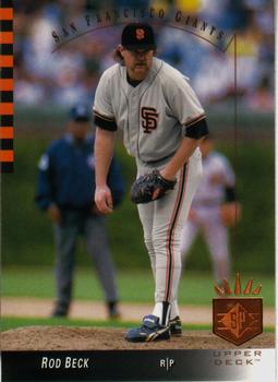 #109 Rod Beck - San Francisco Giants - 1993 SP Baseball