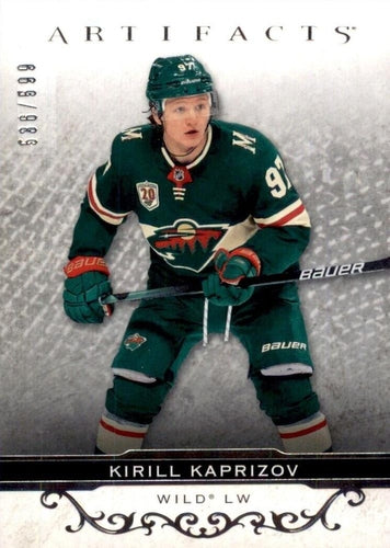 #109 Kirill Kaprizov - Minnesota Wild - 2021-22 Upper Deck Artifacts Hockey