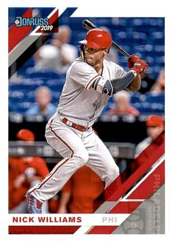 #109 Nick Williams - Philadelphia Phillies - 2019 Donruss Baseball