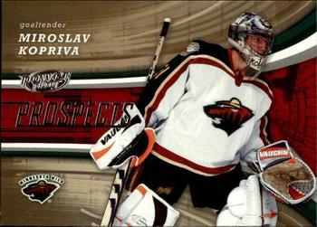 #109 Miroslav Kopriva - Minnesota Wild - 2006-07 Upper Deck Power Play Hockey