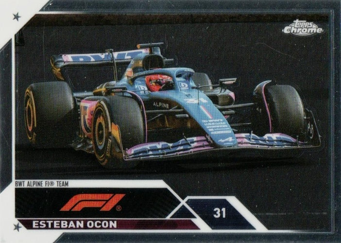 #109 Esteban Ocon - BWT Alpine F1 Team - 2023 Topps Chrome Formula 1 Racing