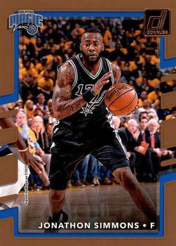 #109 Jonathon Simmons - Orlando Magic - 2017-18 Donruss Basketball