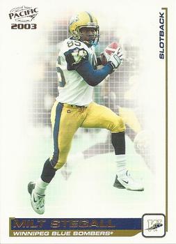 #109 Milt Stegall - Winnipeg Blue Bombers - 2003 Pacific CFL Football