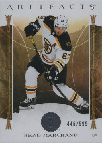 #109 Brad Marchand - Boston Bruins - 2022-23 Upper Deck Artifacts Hockey
