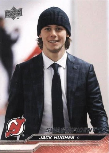 #109b Jack Hughes - New Jersey Devils -2023-24 Upper Deck Hockey